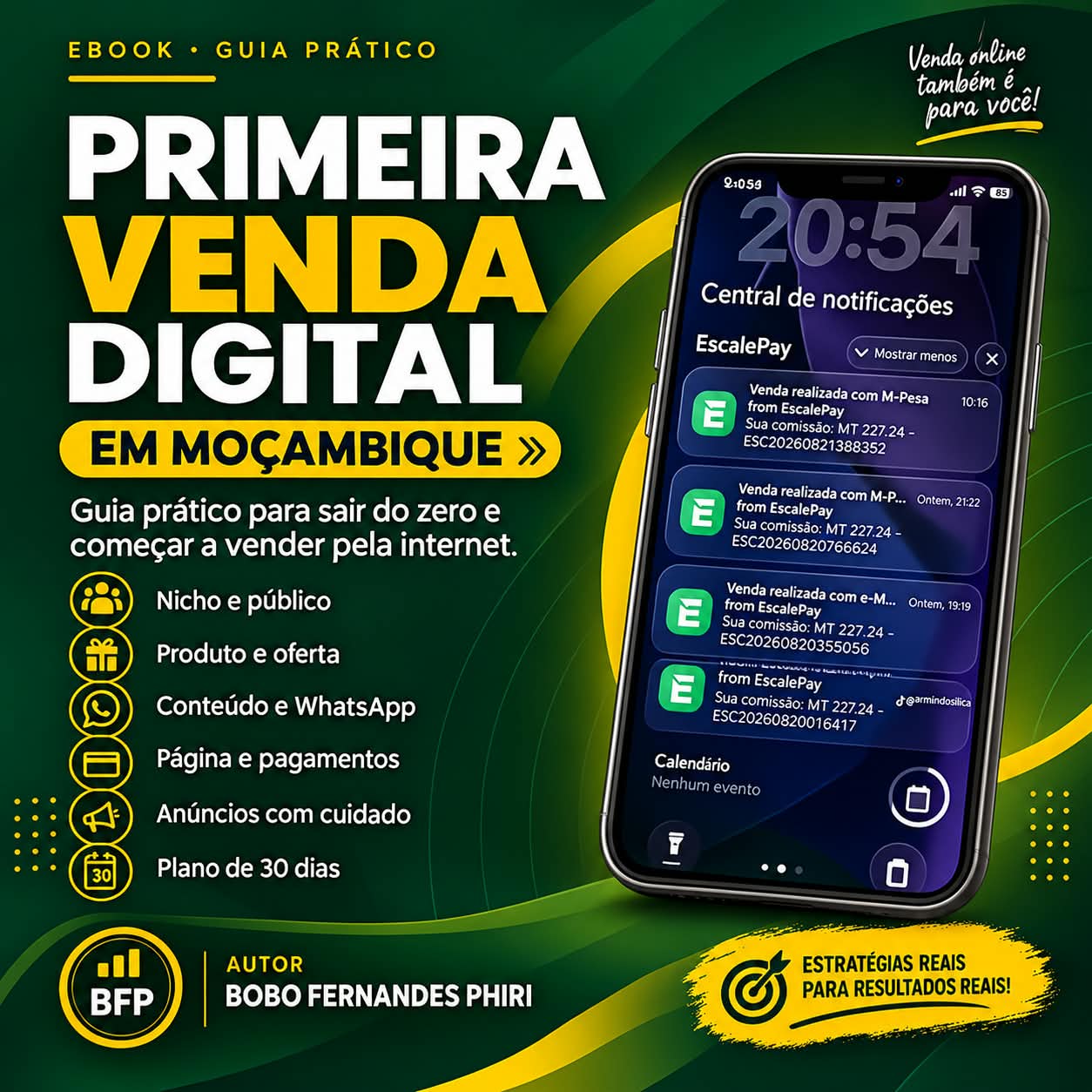 Capa do ebook Primeira Venda Digital em Moçambique, de Bobo Fernandes Phiri